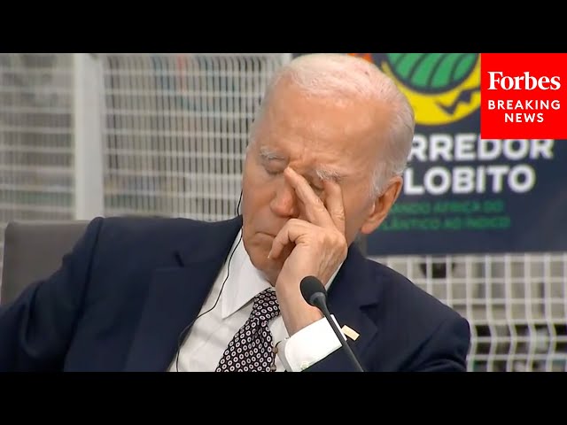 VIRAL MOMENT: Biden Appears To Doze Off During Meeting With African Leaders In Angola