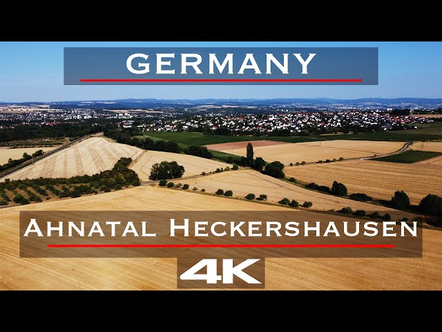 Germany 4k drone Video – Ahnatal Heckershausen