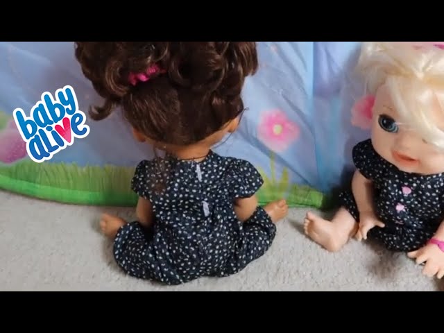 BABY ALIVE Dolls Hide and Seek and Maddy and Elsa visited by Magical Fairy Doll Compilation