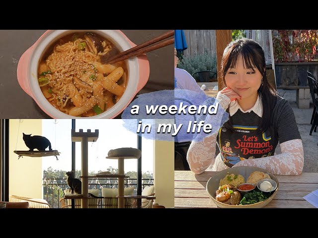 a weekend in my life vlog: what i eat, finding happiness, life update