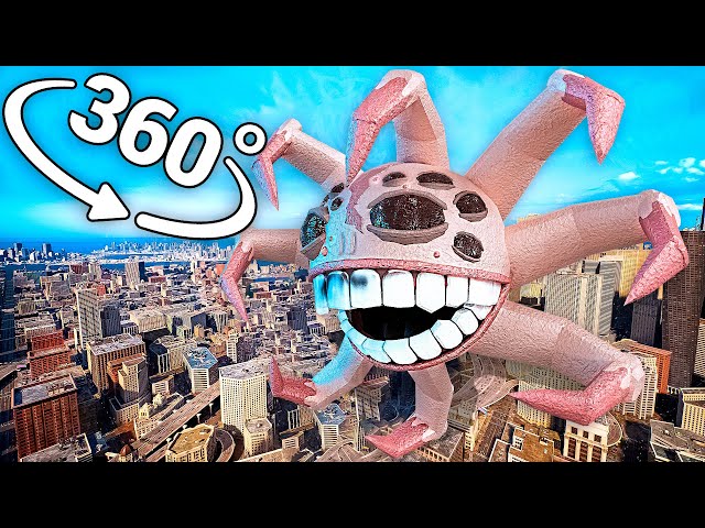 DOORS Floor 3 Grumble - City in 360° Video | VR / 8K | ( Roblox DOORS Floor 3 Fanmade )