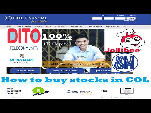 How to Buy Stocks with COL FINANCIAL- 2021