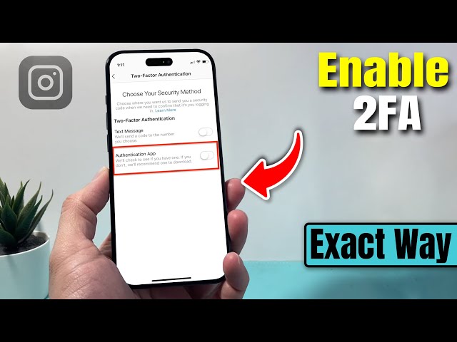 Enable 2fa instagram | How to enable two factor authentication on instagram