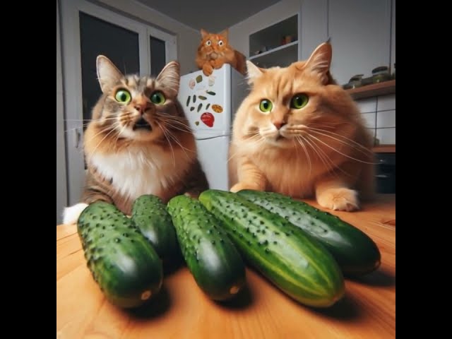 cats and cucumber #shorts,  #cat ,#catcute, #cute , #funnypetschannel,  #trendingshorts,  #trending