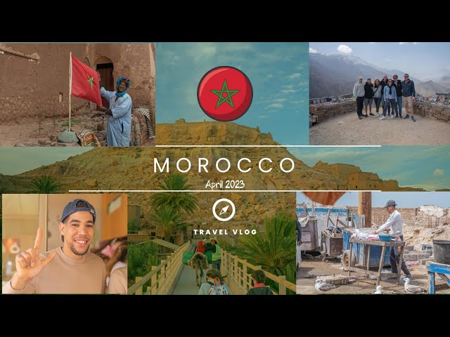 El niño films Vlog at Morocco