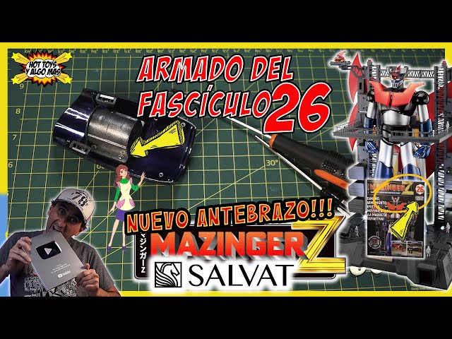 ⭕️ MAZINGER Z Salvat Fascículo 26 - NUEVO ANTEBRAZO! no lo armes sin ver! ⭕️ #mazingerz