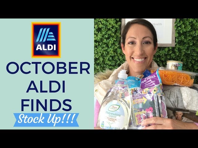 Fall Finds at Aldi | October 2018 Healthy Grocery Shopping Haul