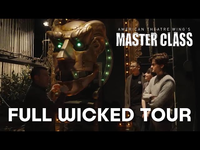 Wicked Scenic Design Tour | Edward Pierce | American Theatre Wing's Master Class Series