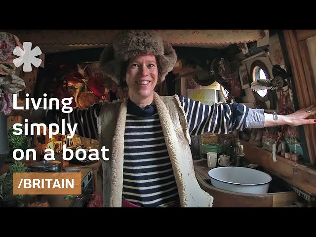 Simple living on a narrowboat home in West End London