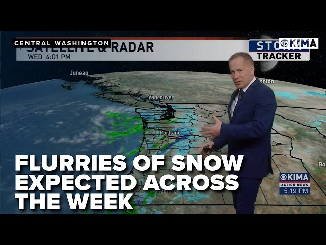 Flurries of Snow Expected Across the Week | Weather with Mike McCabe