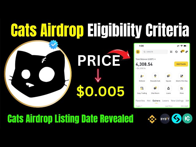 Cats Airdrop Eligibility Criteria |Cats Airdrop Listing Date Revealed !