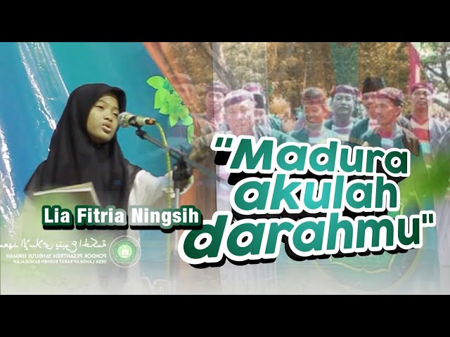 Puisi " Madura Akulah Darahmu " Oleh : Lia Fitria Ningsih