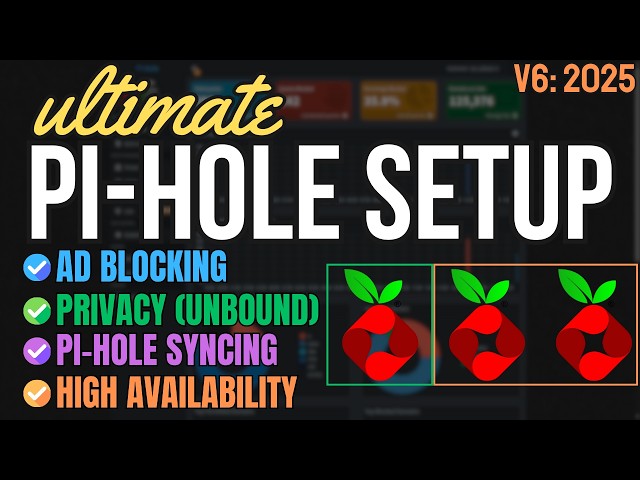 The ULTIMATE Pi-hole Setup? (Pi-hole, Unbound, Nebula Sync, Keepalived)