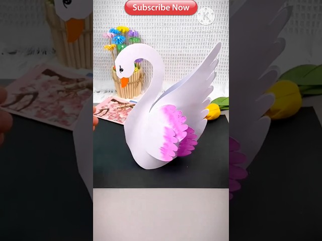 Paper Hans making//making swan/ shorts/#viral/#youtubeshorts/#trending