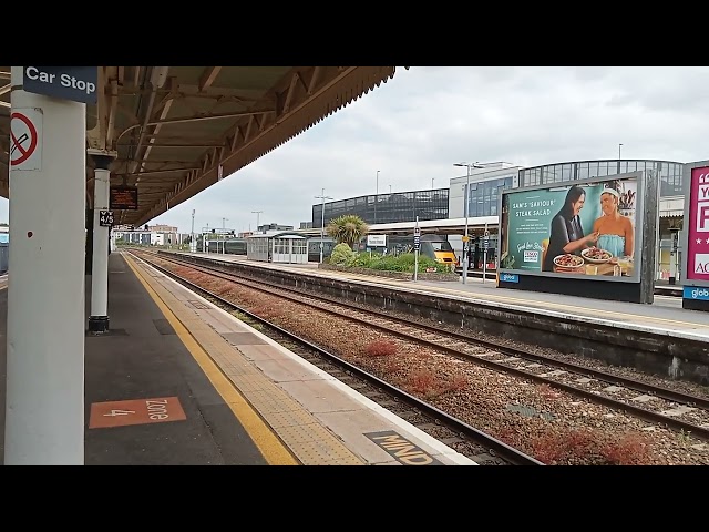 distance train arrives at Taunton railway station this afternoon.25.5.23.