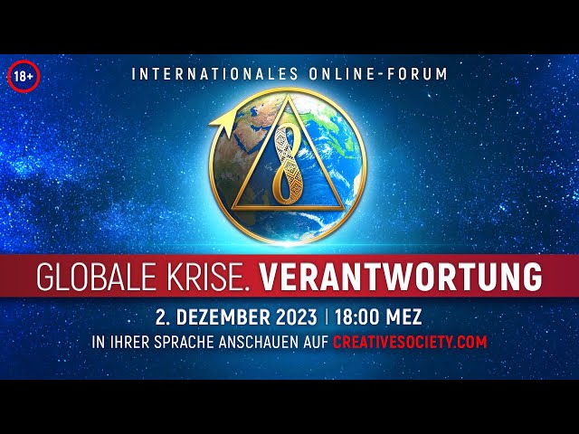 Globale Krise. Verantwortung | Internationales Online-Forum. 2. Dezember 2023