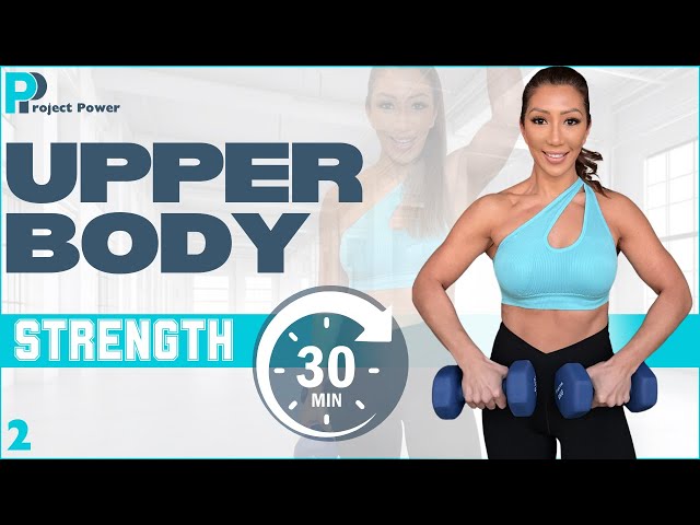 30 Min Upper Body Workout | Build Strength & Tone Arms, Shoulders & Back at Home!