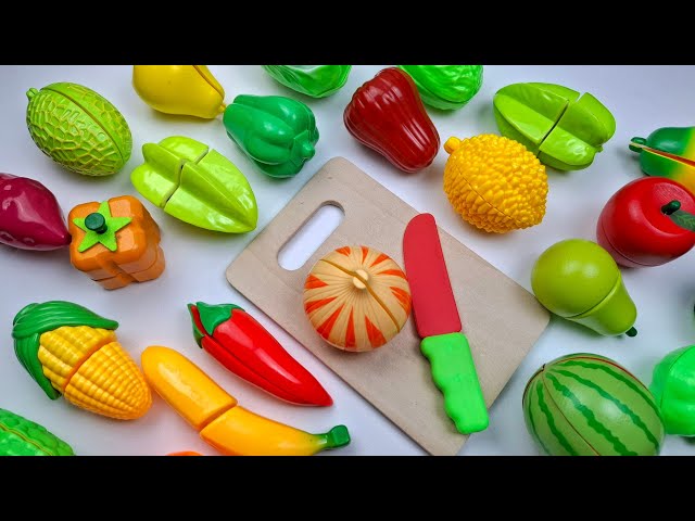 Oddly Satisfying Video | How to Cutting BANANA | Wooden & Plastic Fruit Vegetables ASMR