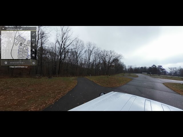 Salt Fork State Park Campground, Ohio 360 Degree Video (Camp Sites E Loop)