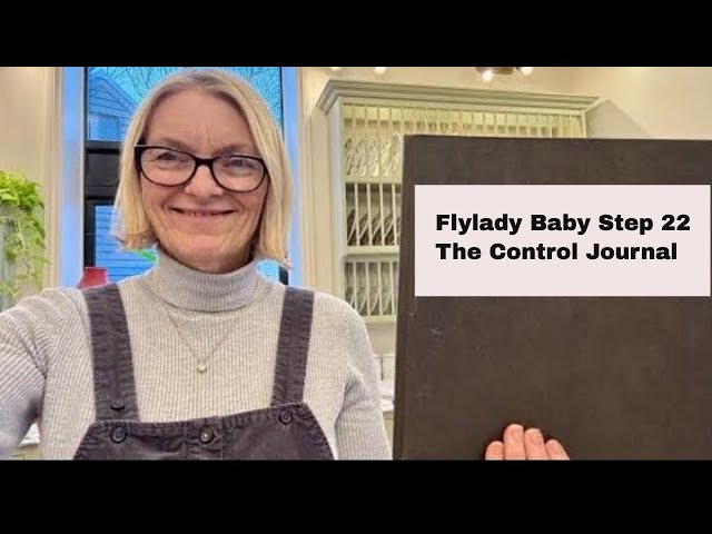 Flylady 31 Baby Steps Day 22-Control Journal-Are You Procrastinating? #controljournal #flylady