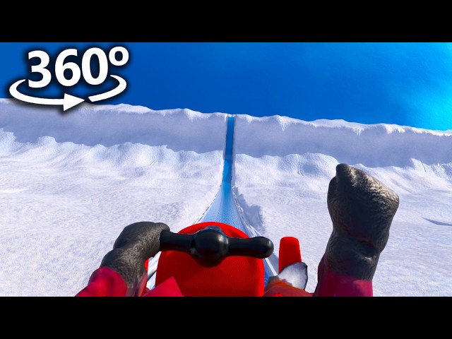 SNOW SLIDE in 360° | VR / 4K