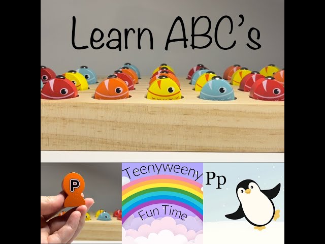 Fish out ABC's and learn animal names along the way! #fishingnumbers #learningisfun #abc