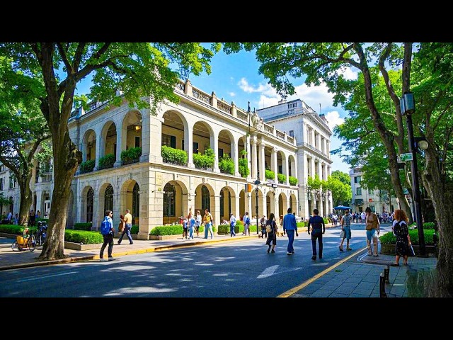 Guangzhou Shamian Island Walking Tour: Discover Hidden Exotic Treasures (4K HDR)