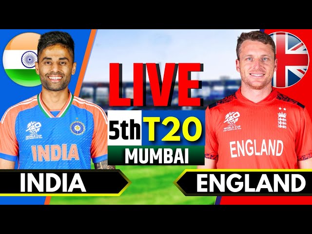 India vs England, 5th T20 | Live Cricket Match Today | IND vs ENG Live Match Today | Last 14 Overs