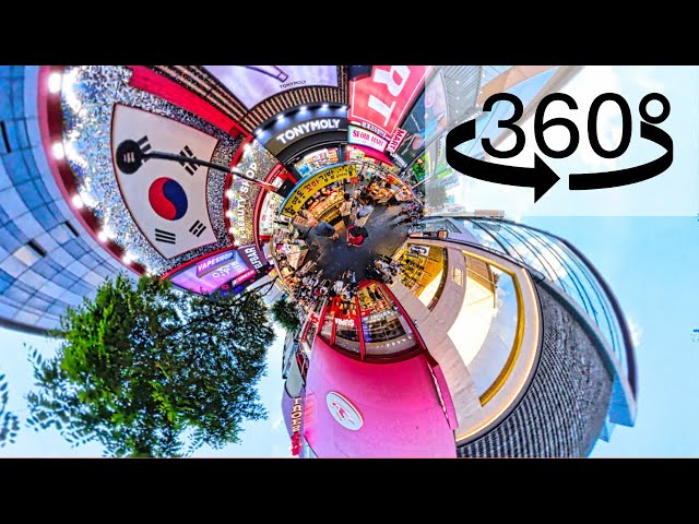 8K 360 HDR VR Walking Tour Myeongdong