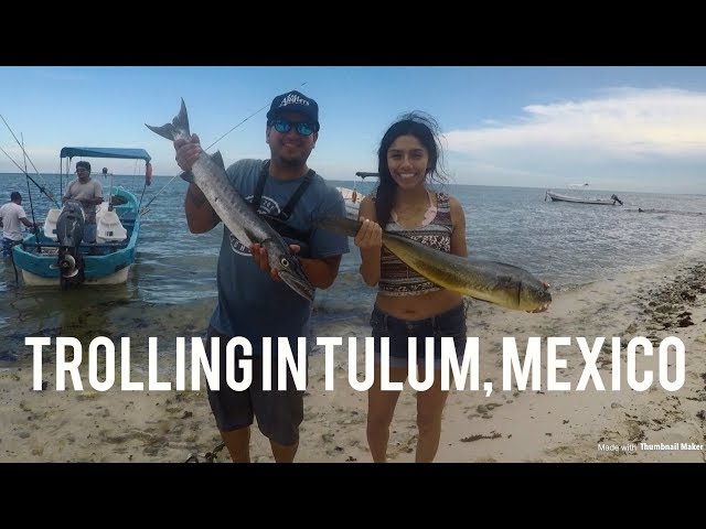 Trolling the Caribbean Sea in Tulum, Mexico