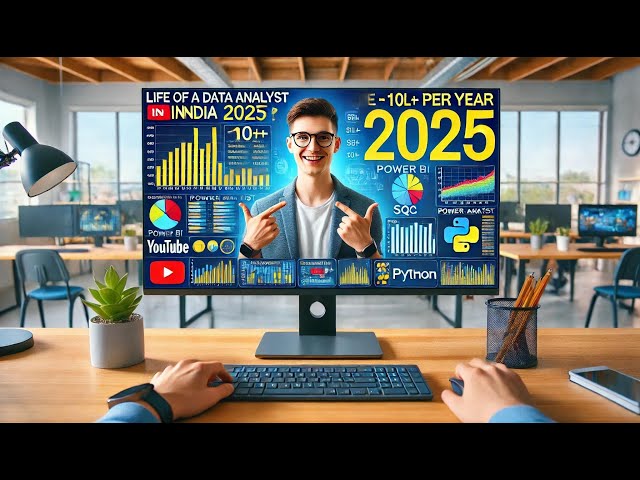 Day in the Life of a Data Analyst in India (2025) | Salary, Skills & Growth | data analyst job 2025