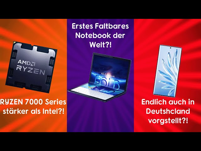 ASUS stellt das erste Faltbare Notebook vor?! | TechNews #001