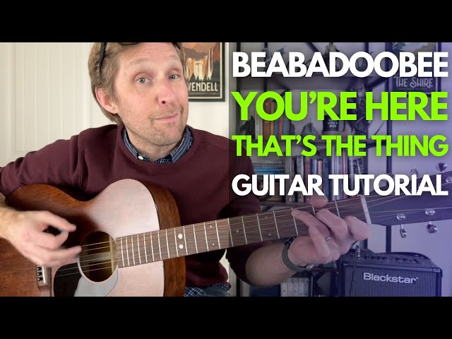 You're Here That's the Thing by Beabadoobee Guitar Tutorial - Guitar Lessons with Stuart!