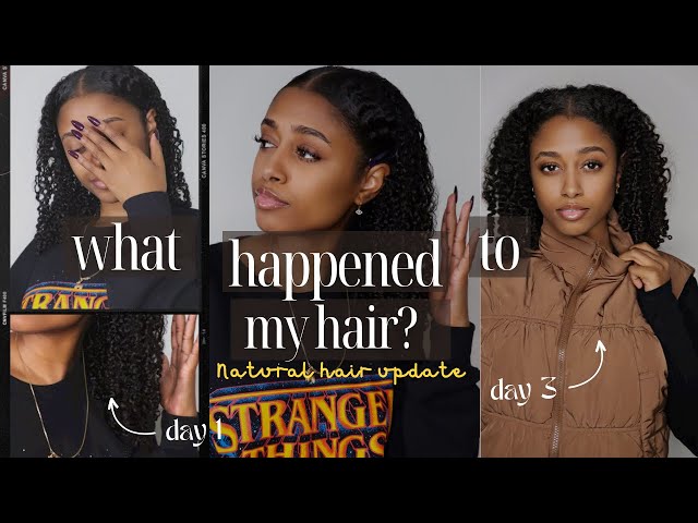 OMG What is happening with my hair | Natural Hair update POST mini chop