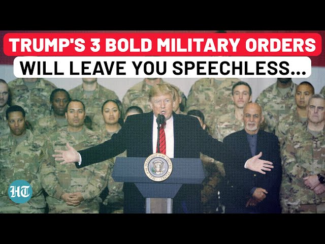 Trump Drops 3 Explosive Military Moves, Says 'Trans Soldiers Will Be...' | Trump's Executive Orders