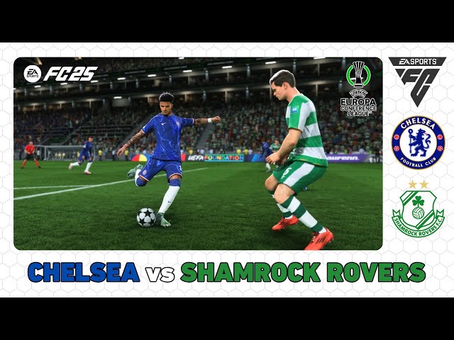 CHELSEA vs SHAMROCK ROVERS - UEFA Conference League 2024/25 - EA SPORTS FC 25