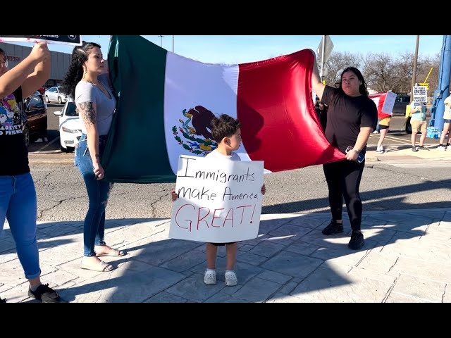 Waco protesters rally against ICE raids amid President Trump’s mass deportation push