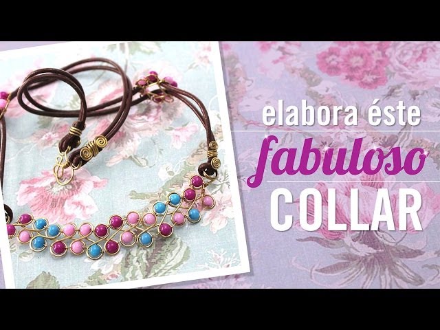 #DIY #HazloTuMismo Collar Jardín con Carolina Villacis Episodio 6