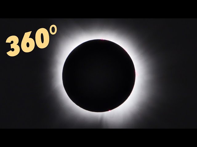 Total Solar Eclipse as seen from NE Texas in 360°!