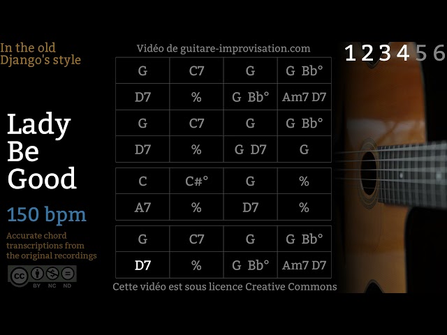 Lady Be Good (150 bpm) - Gypsy jazz Backing track / Jazz manouche