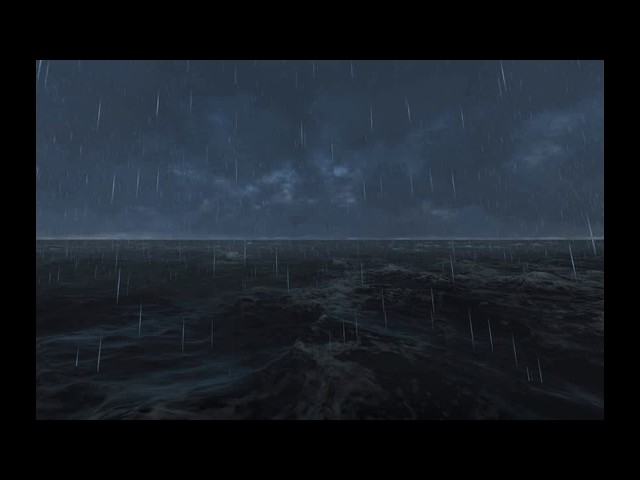 Peace near Ocean- Calm the Mind and -Rain Thunderstorm/релакс и медитация/лечь на океан