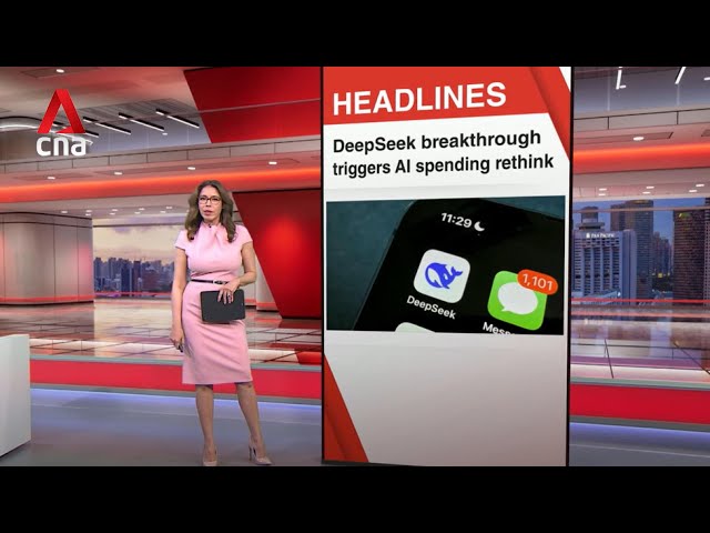 China's DeepSeek disrupts US, AI, stock markets | East Asia Tonight (Jan 28)