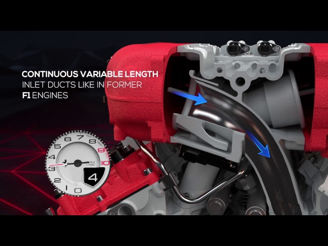 Ferrari 812 Superfast 800-hp V12 engine