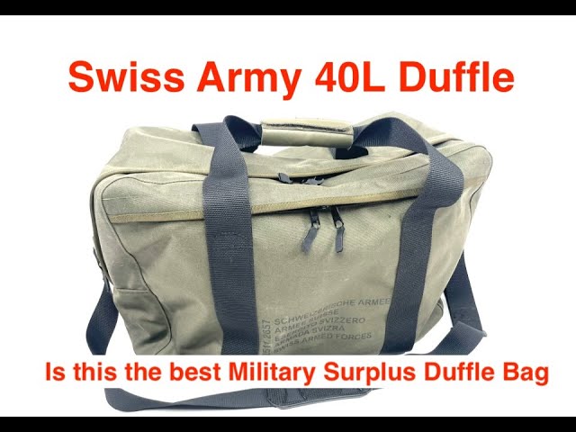 Swiss Army 40L Duffle Bag, Is this the best Surplus Duffle Bag