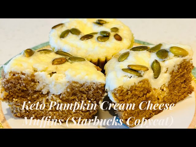 Keto Pumpkin Cream Cheese Muffins (Starbucks Copycat)