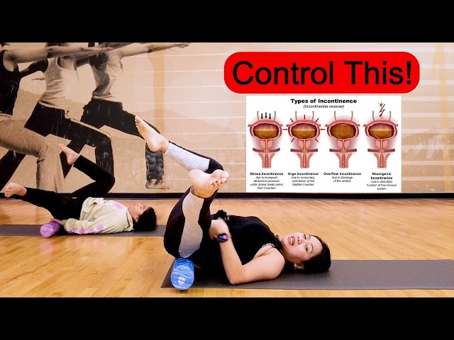 15-minute Foam Rolling For Hip Flexors And Adductors: Wave Goodbye To Bladder Issues!