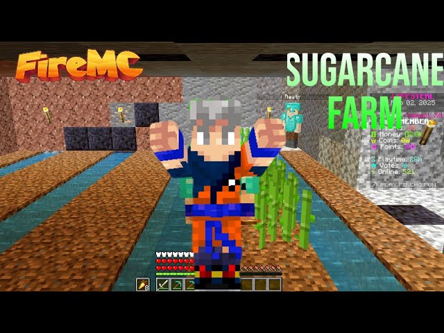 Making Big Sugarcane farm in fire mc season 5 | #firemc #lifestealsmp @PSD1