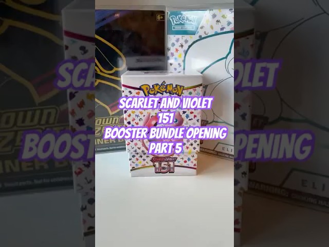 Scarlet and Violet 151 Booster Bundle Opening Part 5 #pokemon #pokemoncardcommunity #pokemoncards