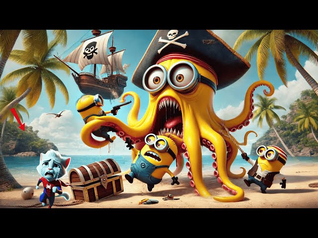 MINION.EXE Pirate Monster - Transformation Story|Spider-Man Cat:(2025) #152