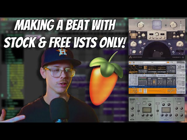 Making a Beat With Only Stock & Free Plugins! | FL Studio